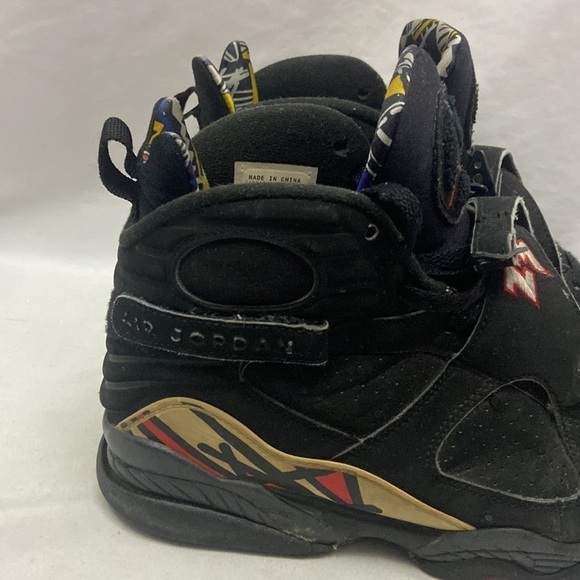 Nike Air Jordan Retro Playoff 8 Black Red Size 10 2007 Release - Picture 5 of 13